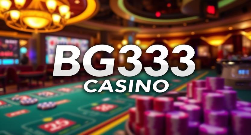 Live dealer streaming tables on BG333 casino